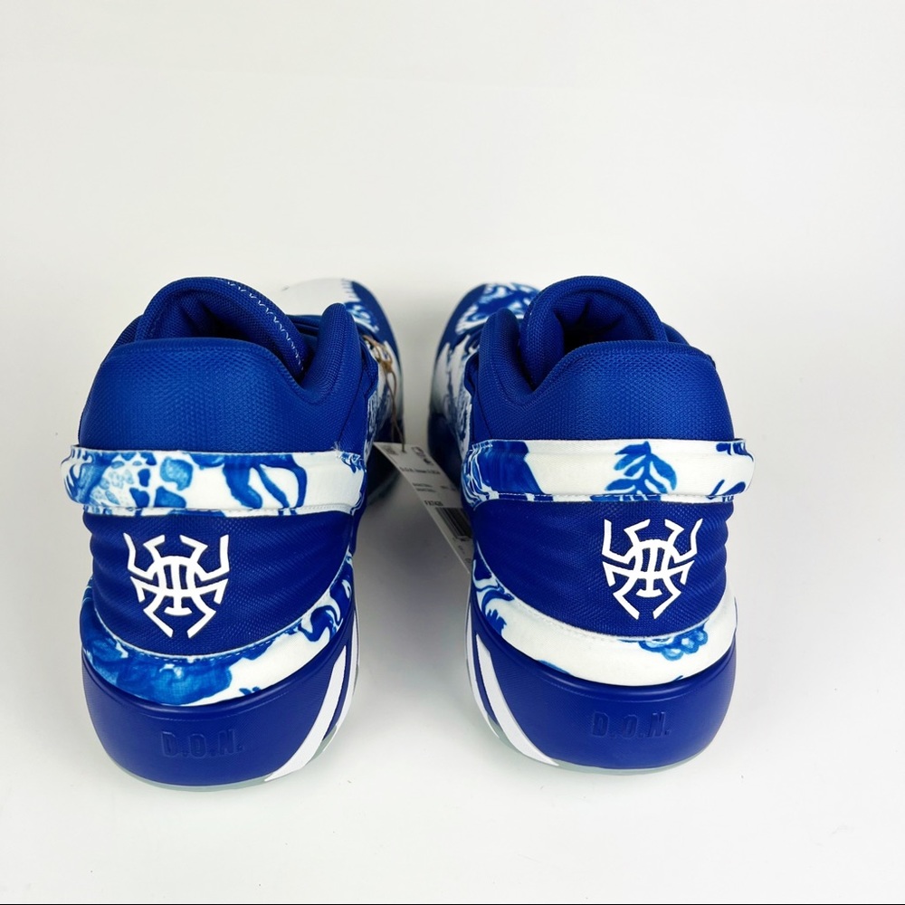 Adidas Mens D.O.N Issue 2 GCA Basketball Shoes Size 12.5 Blue White FX7426 - Picture 7 of 12
